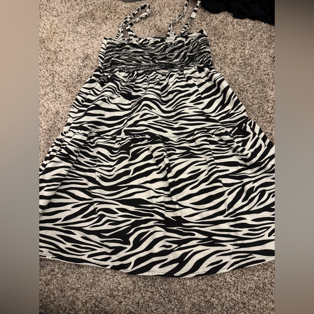 ASOS size 2 zebra mini dress